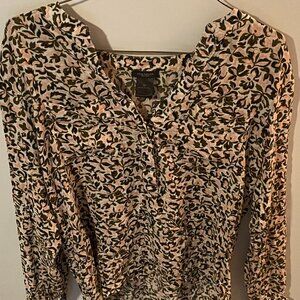 Ann Taylor Floral Blouse